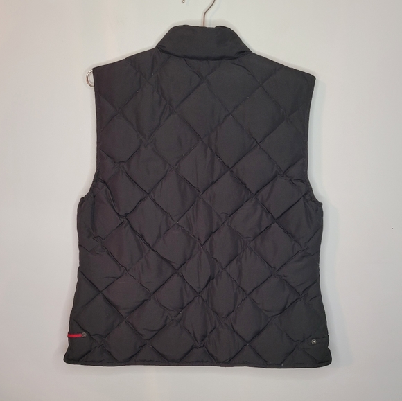 Tommy Hilfiger | Black Quilted Down Filled Zip-up Vest, With pockets - Picture 2 of 7